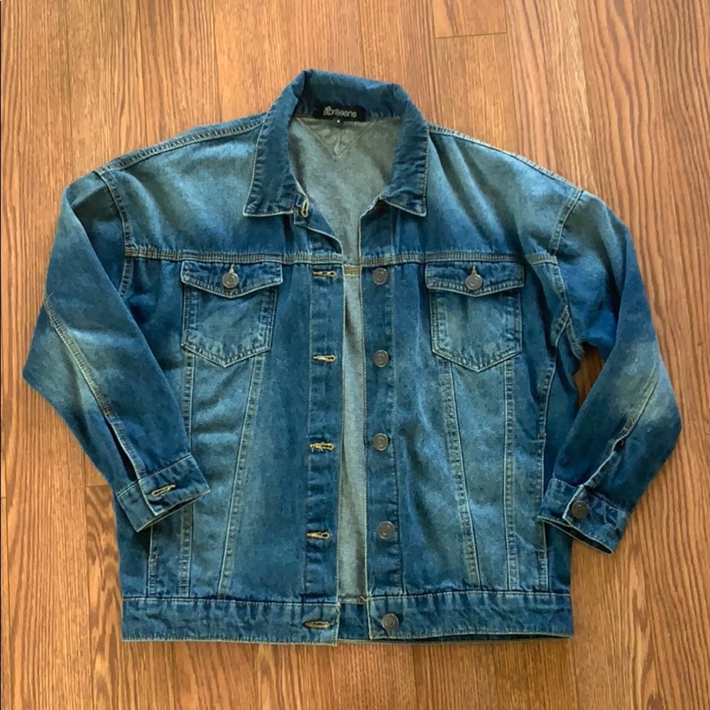Oversized women’s denim jacket